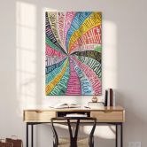 Glasbild Tohmé - Over the Rainbow 