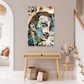 Glasbild Zamart - Hommage an Miro - Der Blick 