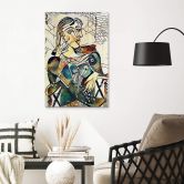 Glasbild Zamart - Hommage an Picasso - Dora 