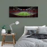 Glasbild FCB Stadion bei Nacht 