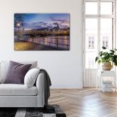 Glasbild Huber - Middle Bridge 