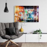Glasbild Hugonnard - Hinter dem Fenster 