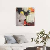 Glasbild Formen und Struktur - Fedrau 