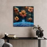 Glasbild Heine - Ursprung vom Leben - Astro Cruise - Quadratisch 