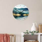 Wanduhr aus Glas - SpaceFrog Designs - Morgenruhe - Ø 30 cm 