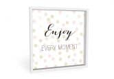 Wandbild Confetti & Cream - Enjoy every Moment 
