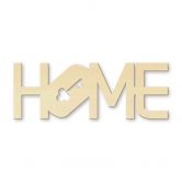 Houten Letters Home met sleutel 