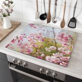 Stove cover plate with flowers - Cherry Blossoms 