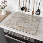 Stove top for the kitchen - Natural stone wall 
