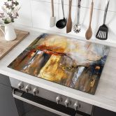Stove cover plate - Niksic - Light and landscape 