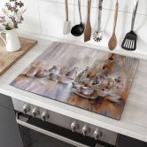 Stove cover plate - Schmucker still life with teapot 02 