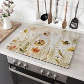 Stove cover plate Wild meadow flowers in the sunlight - Talen 
