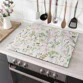 Herdabdeckplatte Kräuter und Wildblumen - UN Designs 