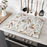 Herdabdeckplatte Spatzen und Rotkehlchen - UN Designs 