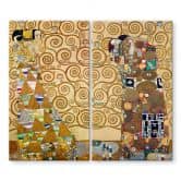 Klimt stove cover plate - The fulfillment 