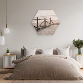 Hexagon - Alu-Dibond 1X Studio - Weg zum Strand 