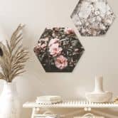 Hexagon - Alu-Dibond Annie - Wildblumen 