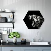 Hexagon - Alu-Dibond Meermann - Der Tiger 