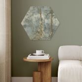 Hexagon Wandbild Verwunschener Wald - Ms Tiff - Alu-Dibond 