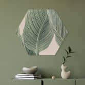 Hexagon Dibond Calathea-plante - Sisi & Seb 