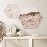 Hexagon - Alu-Dibond 1X Studio - Sandstrand 