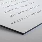 Hexagon - Alu-Dibond - Die schönsten Zeiten 