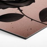 Hexagon - Alu-Dibond-Kupfereffekt Ireland - Fabric Rose 