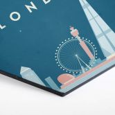 Hexagon - Alu-Dibond Rivers - London 