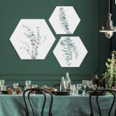 Hexagon - Alu-Dibond Sisi & Seb - Eukalyptuszweig 