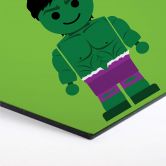 Hexagon - Alu-Dibond Gomes - The Hulk Spielzeug 