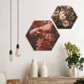 Hexagon - Holz Annie - Sommerblüten 