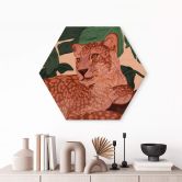 Hexagon - Holz Goed Blauw - Goldener Panther 