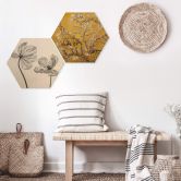 Hexagon - Holz Grønkjær - Tulpenblüte 