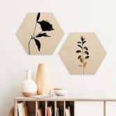 Hexagon - Holz Kubistika - Nero 