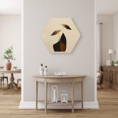 Hexagone - Bois Kubistika - Bouquet scandinave 