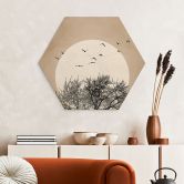 Hexagon - Holz Kubistika - Wintertraum 