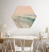 Hexagone - Bois Ciel rose au-dessus de la mer - Sisi & Seb 