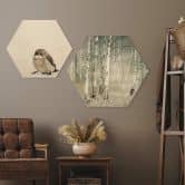 Hexagon - Holz Talen - Morgenruhe 
