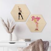 Hexagon - Holz Birke-Furnier Tohmé - Baby 
