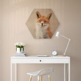 Hexagon - Holz van Duijn - Zufriedener Fuchs 
