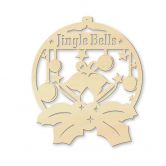 Holzkunst Pappel - Jingle Bells 