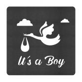 MDF-Deko Baby - It's a Boy 