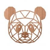 Holzkunst Mahagoni - Origami Panda 