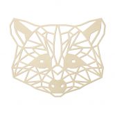 Holzkunst Pappel - Origami Waschbär 