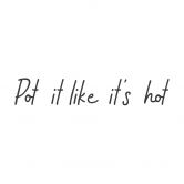 MDF Decoratie Pot it like it's hot 