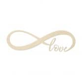 Holzkunst - Unendlich Love - Pappel 