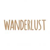 Décoration en bois MDF Wanderlust 