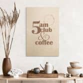 Tableau sur bois 5 au Club & Coffee 