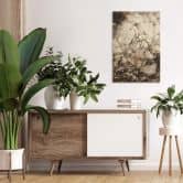 Holzbild Annie - Wildblumen 