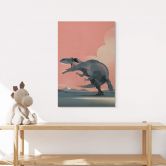 Tableau sur bois Braun - Giganotaurus Dinosaur 